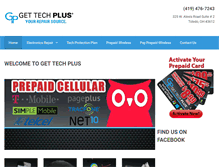 Tablet Screenshot of gettechplus.com